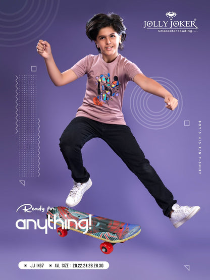 Jj 1437 Jolly Joker Tencil Boys Tshirt Wholesaler India