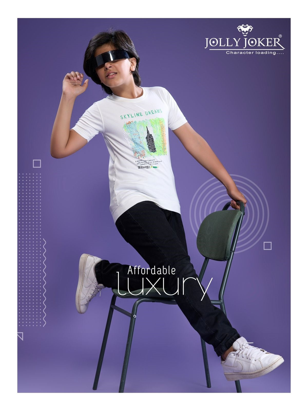 Jj 1437 Jolly Joker Tencil Boys Tshirt Wholesaler India