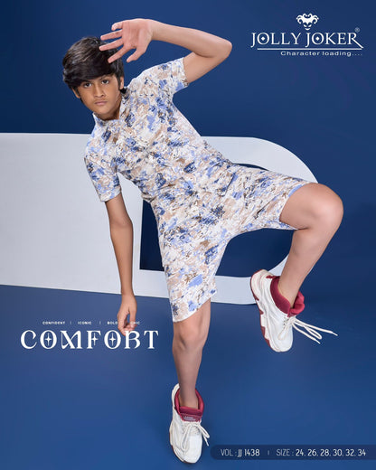 Jj 1438 Jolly Joker Knit Boys Co Ord Set Exporter Gujarat