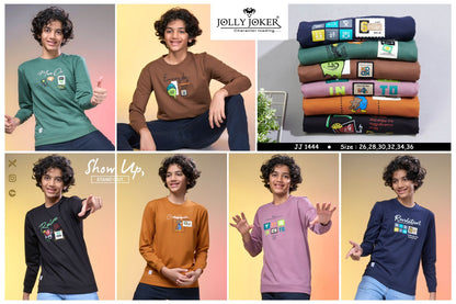 Jj 1444 Jolly Joker Looper Boys Tshirt Exporter Gujarat