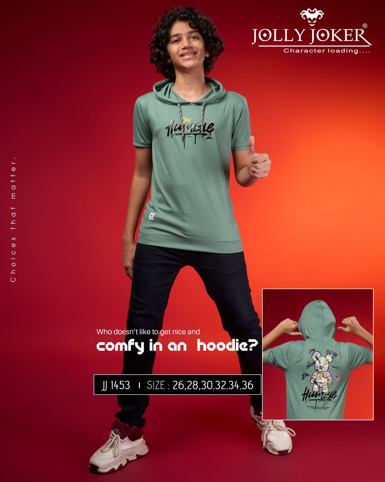 Jj 1453 Jolly Joker Tencil Boys Tshirt Exporter Ahmedabad