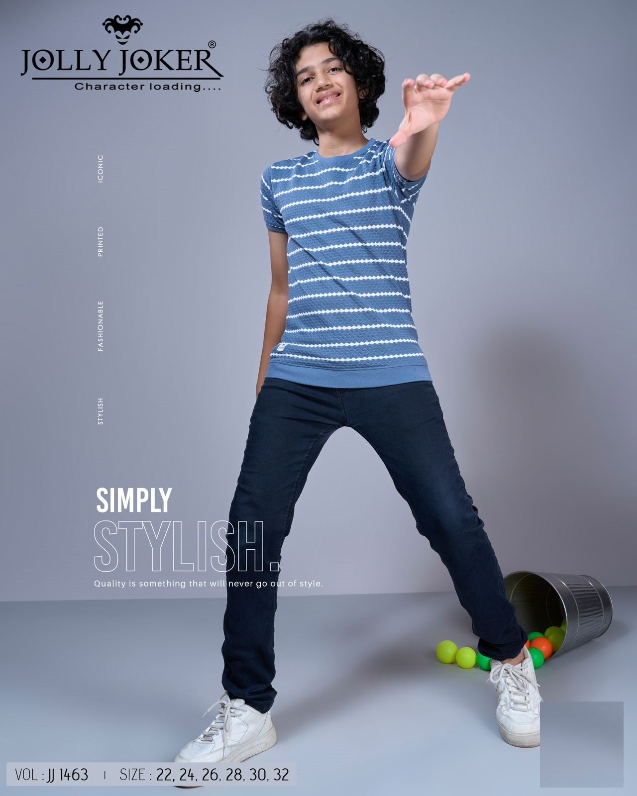 Jj 1463 Jolly Joker Knit Boys Tshirt Wholesale