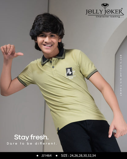 Jj 1464 Jolly Joker Zig Zag Boys Tshirt Wholesaler