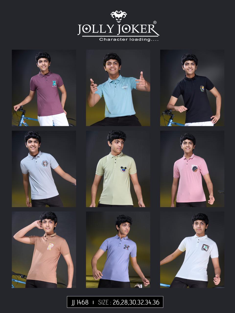 Jj 1468 Jolly Joker Tencil Boys Tshirt Manufacturer