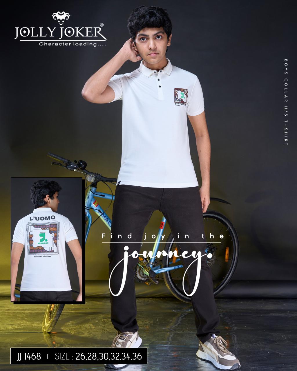 Jj 1468 Jolly Joker Tencil Boys Tshirt Manufacturer