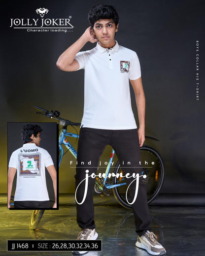 Jj 1468 Jolly Joker Tencil Boys Tshirt Manufacturer