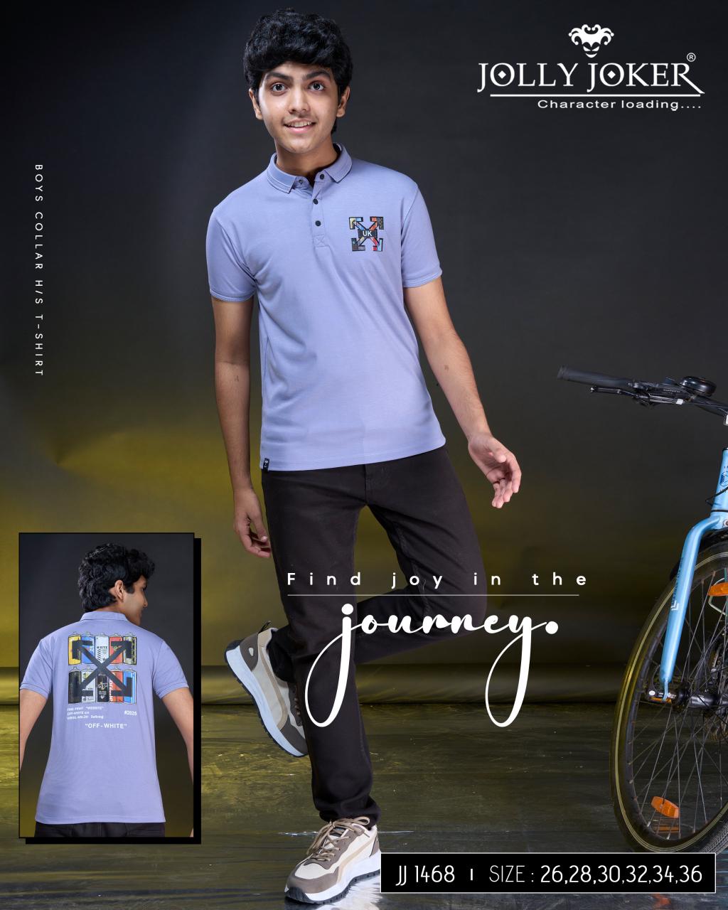 Jj 1468 Jolly Joker Tencil Boys Tshirt Manufacturer