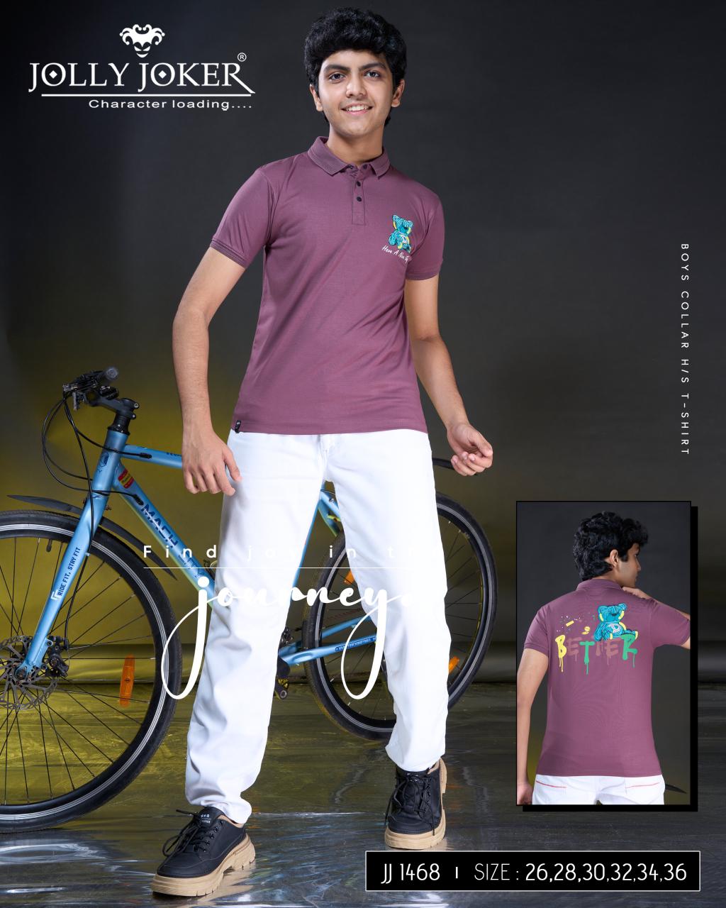 Jj 1468 Jolly Joker Tencil Boys Tshirt Manufacturer