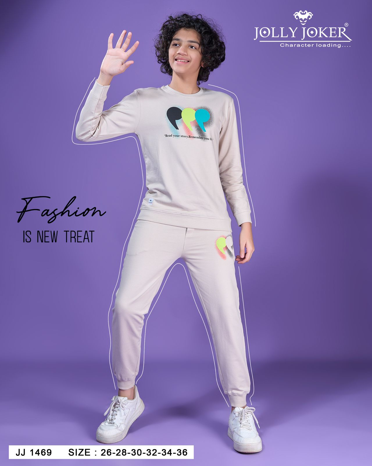 Jj 1469 Jolly Joker Cotton Boys Co Ord Set Supplier India