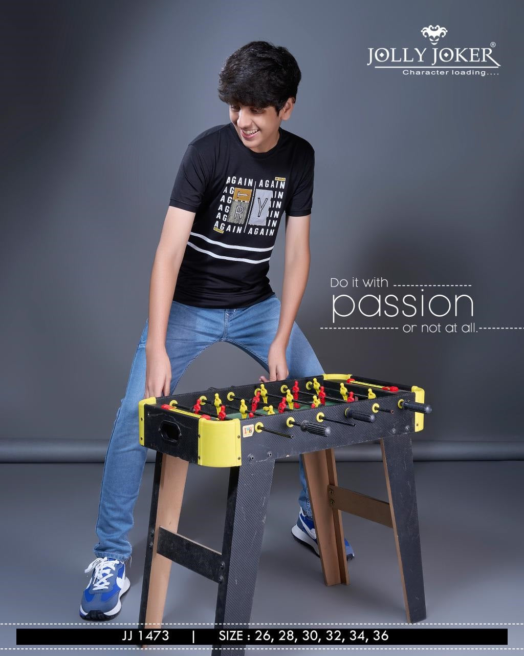 jj 1473 jolly joker tencil boys tshirt supplier india