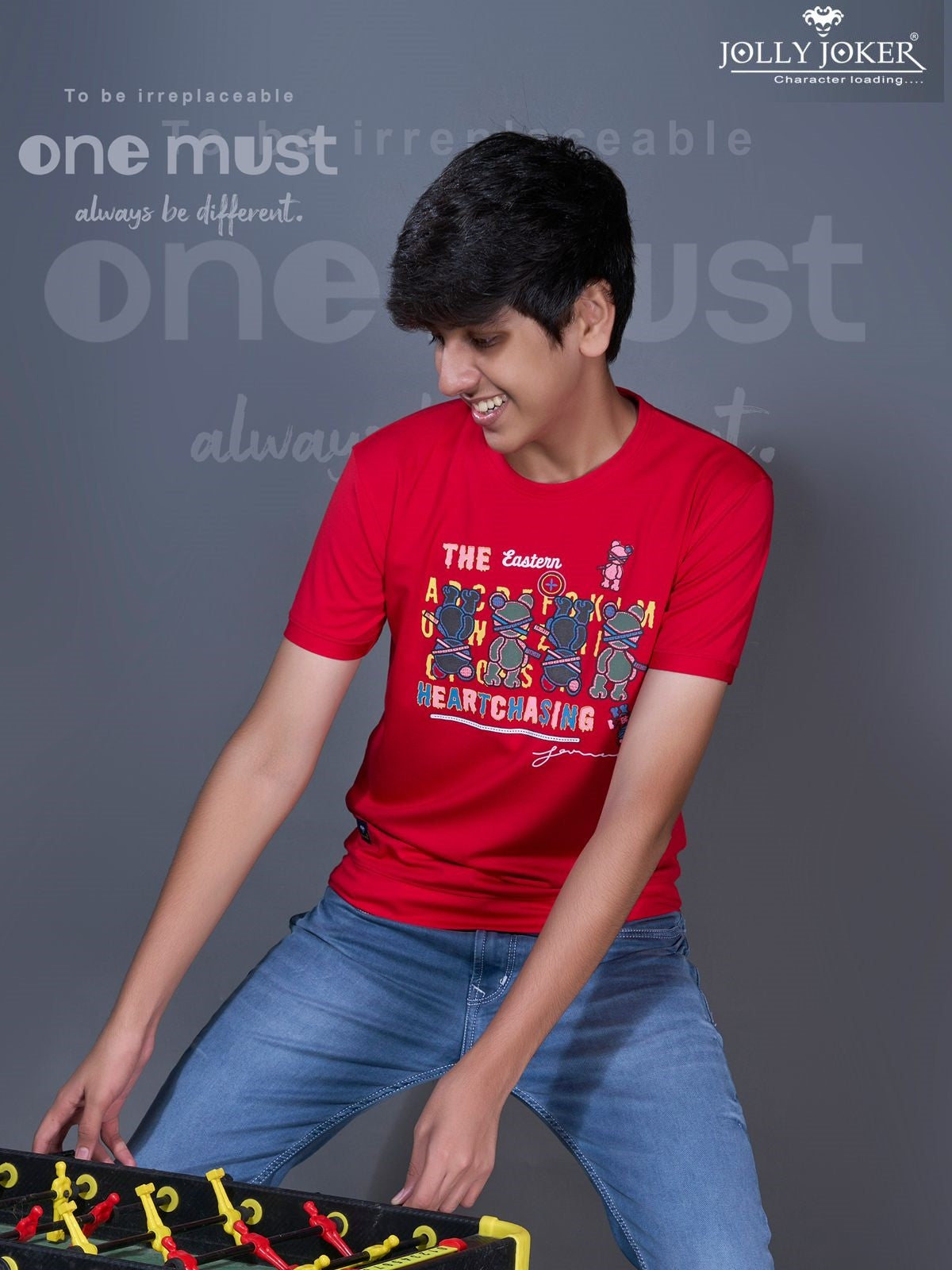 jj 1473 jolly joker tencil boys tshirt supplier india