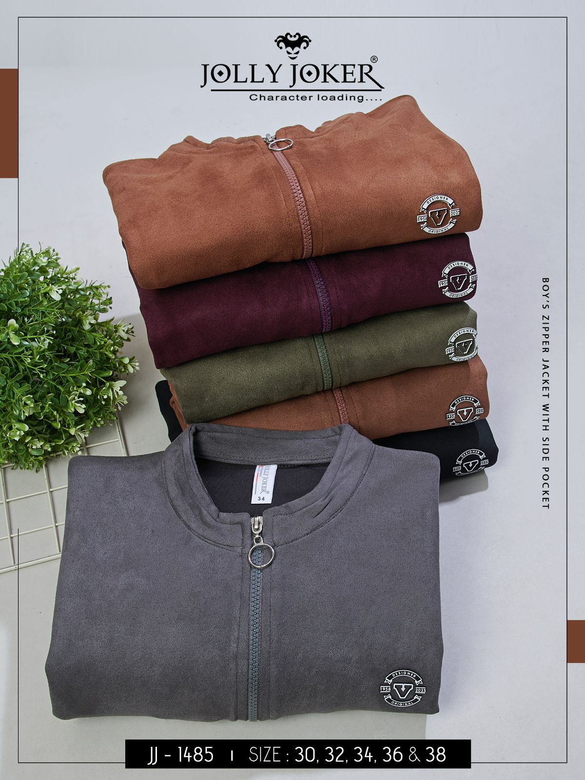 Jj 1485 Jolly Joker Imported Boys Jacket Tshirt Wholesaler Ahmedabad