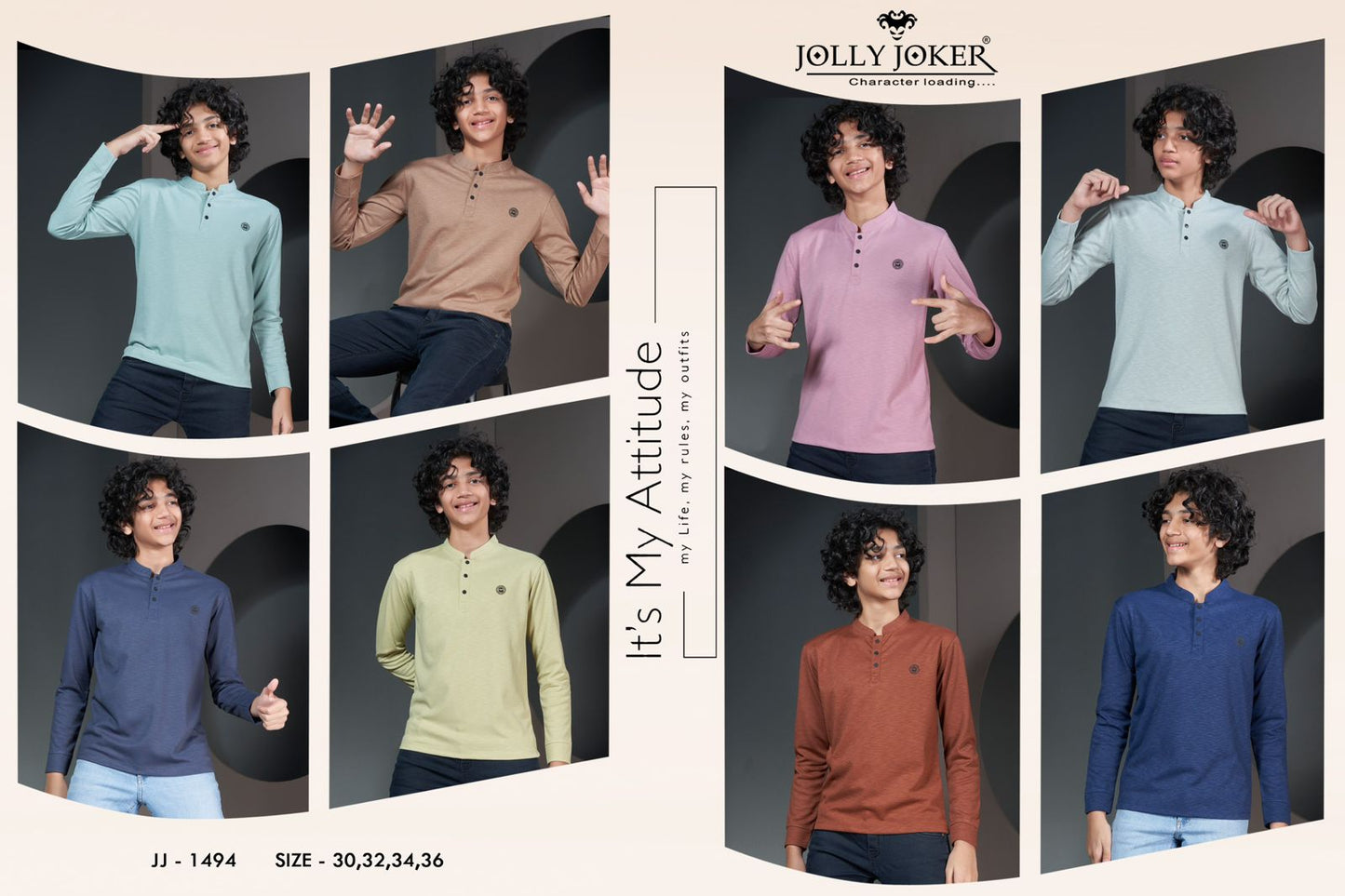 Jj 1494 Jolly Joker Lycra Boys Tshirt Wholesale Price