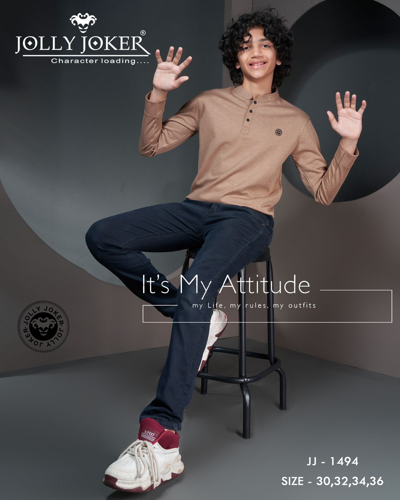 Jj 1494 Jolly Joker Lycra Boys Tshirt Wholesale Price