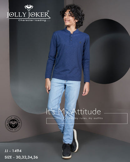 Jj 1494 Jolly Joker Lycra Boys Tshirt Wholesale Price