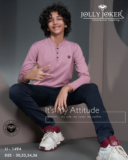 Jj 1494 Jolly Joker Lycra Boys Tshirt Wholesale Price