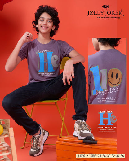 Jj 1497 Jolly Joker Tencil Boys Tshirt Exporter Ahmedabad