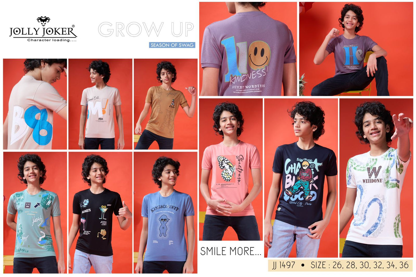 Jj 1497 Jolly Joker Tencil Boys Tshirt Exporter Ahmedabad