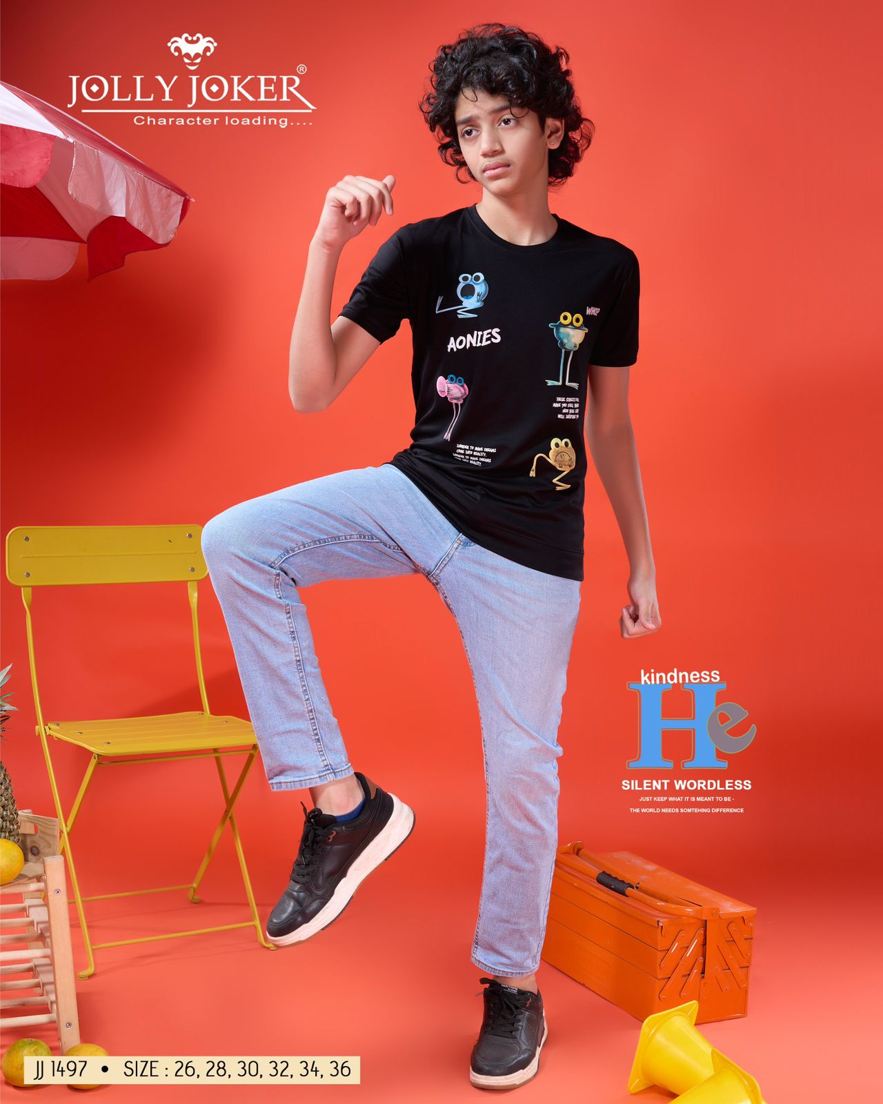 Jj 1497 Jolly Joker Tencil Boys Tshirt Exporter Ahmedabad