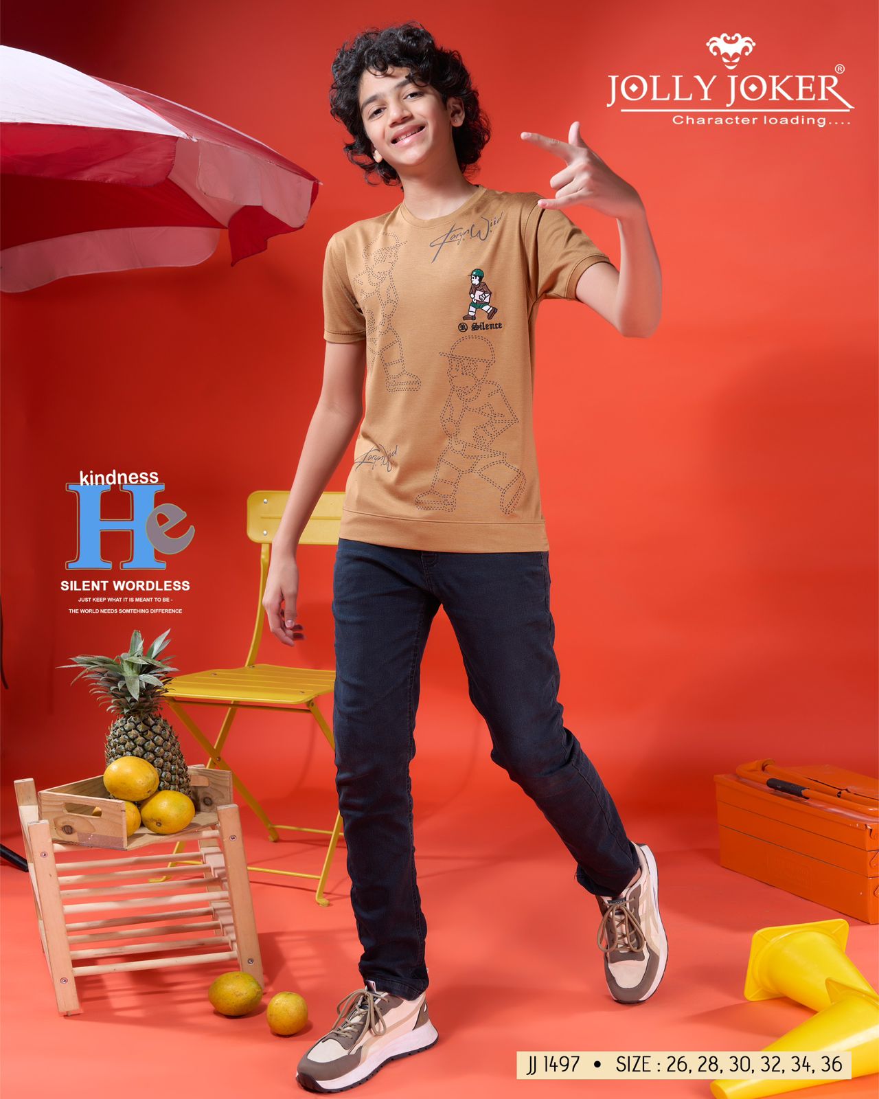 Jj 1497 Jolly Joker Tencil Boys Tshirt Exporter Ahmedabad