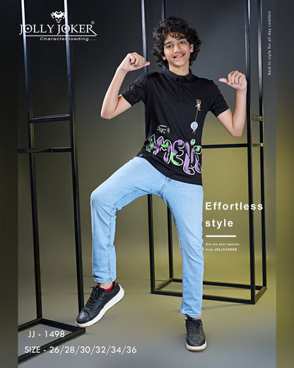 Jj 1498 Jolly Joker Tencil Boys Tshirt Wholesale Price