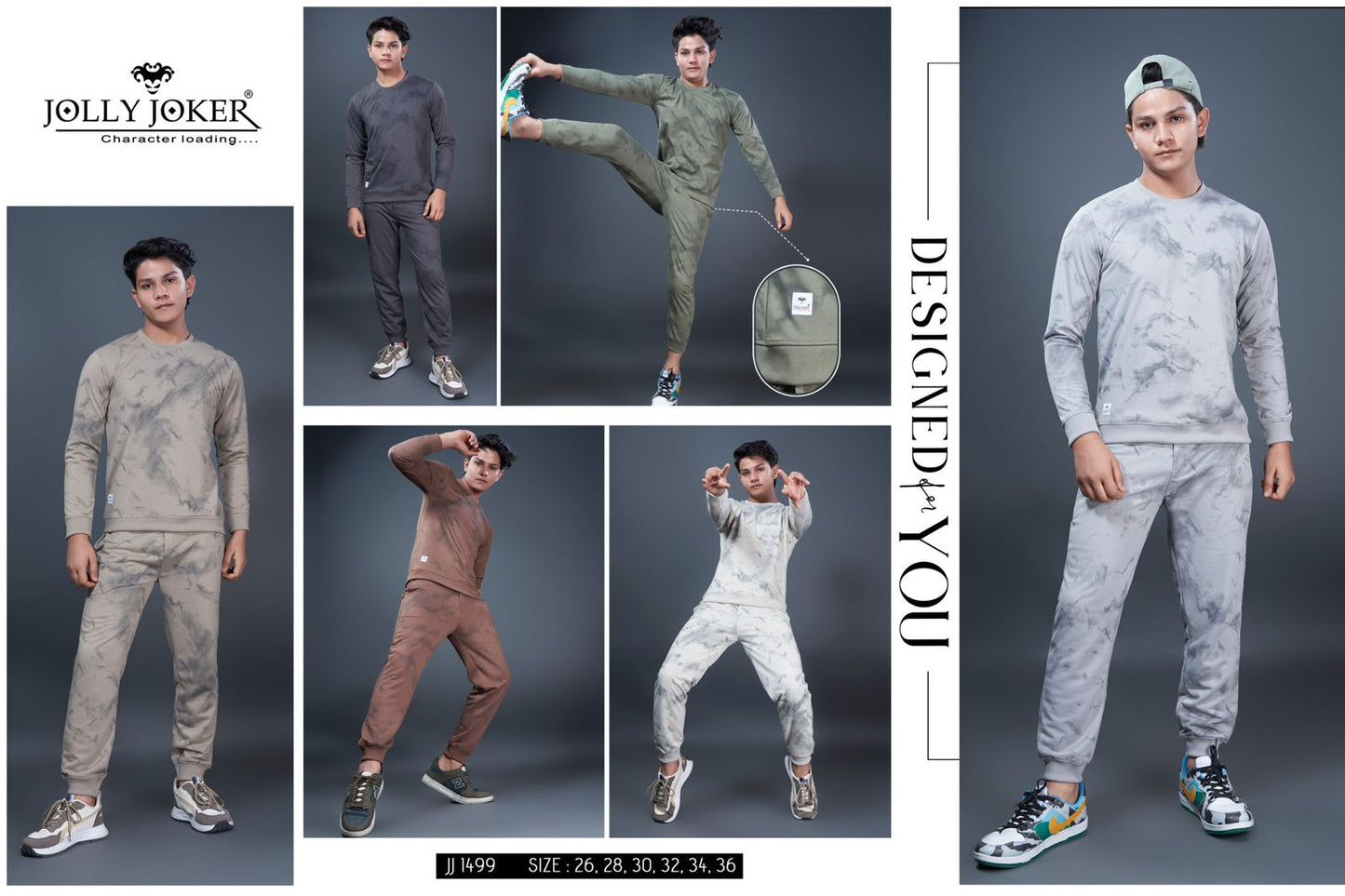 Jj 1499 Jolly Joker Looper Boys Co Ord Set Exporter