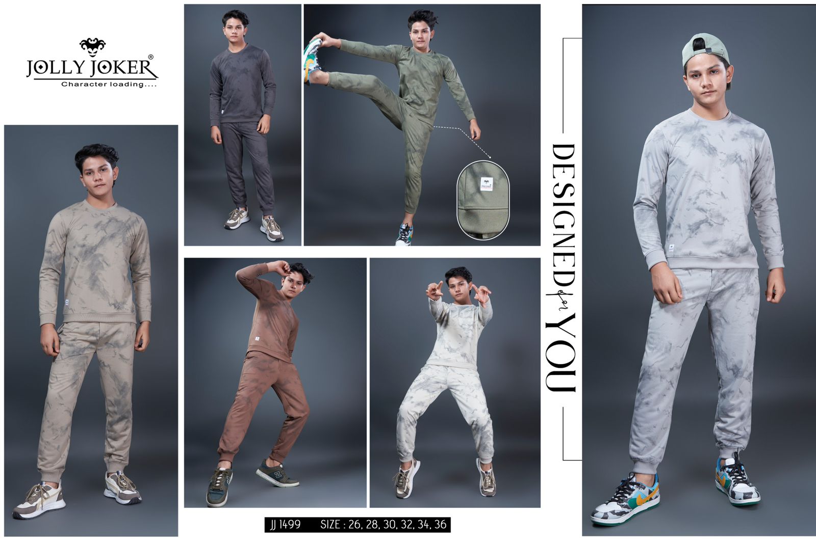 Jj 1499 Jolly Joker Looper Boys Co Ord Set Exporter