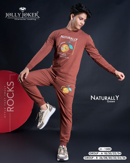 Jj 1500 Jolly Joker Cotton Looper Boys Co Ord Set Wholesaler India