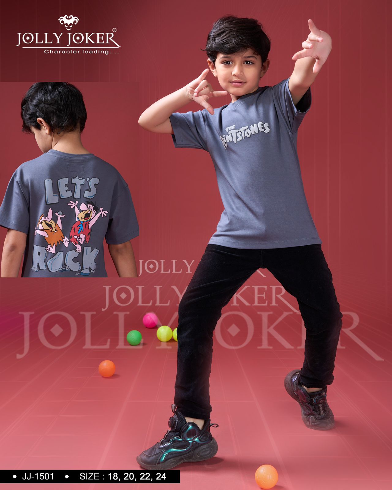 Jj 1501 Jolly Joker Tencil Boys Tshirt Wholesaler Gujarat