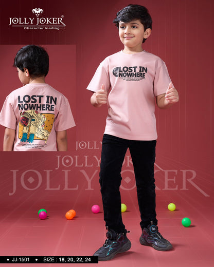 Jj 1501 Jolly Joker Tencil Boys Tshirt Wholesaler Gujarat
