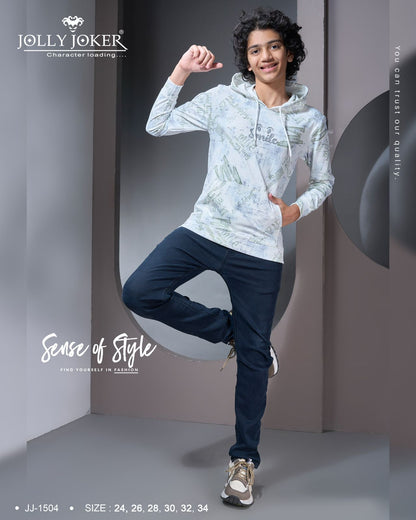Jj 1504 Jolly Joker Imported Boys Hoodies Wholesaler Ahmedabad