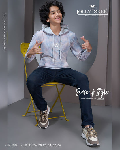 Jj 1504 Jolly Joker Imported Boys Hoodies Wholesaler Ahmedabad
