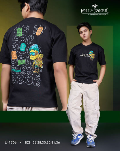 Jj 1506 Jolly Joker Cotton Boys Tshirt Supplier Gujarat