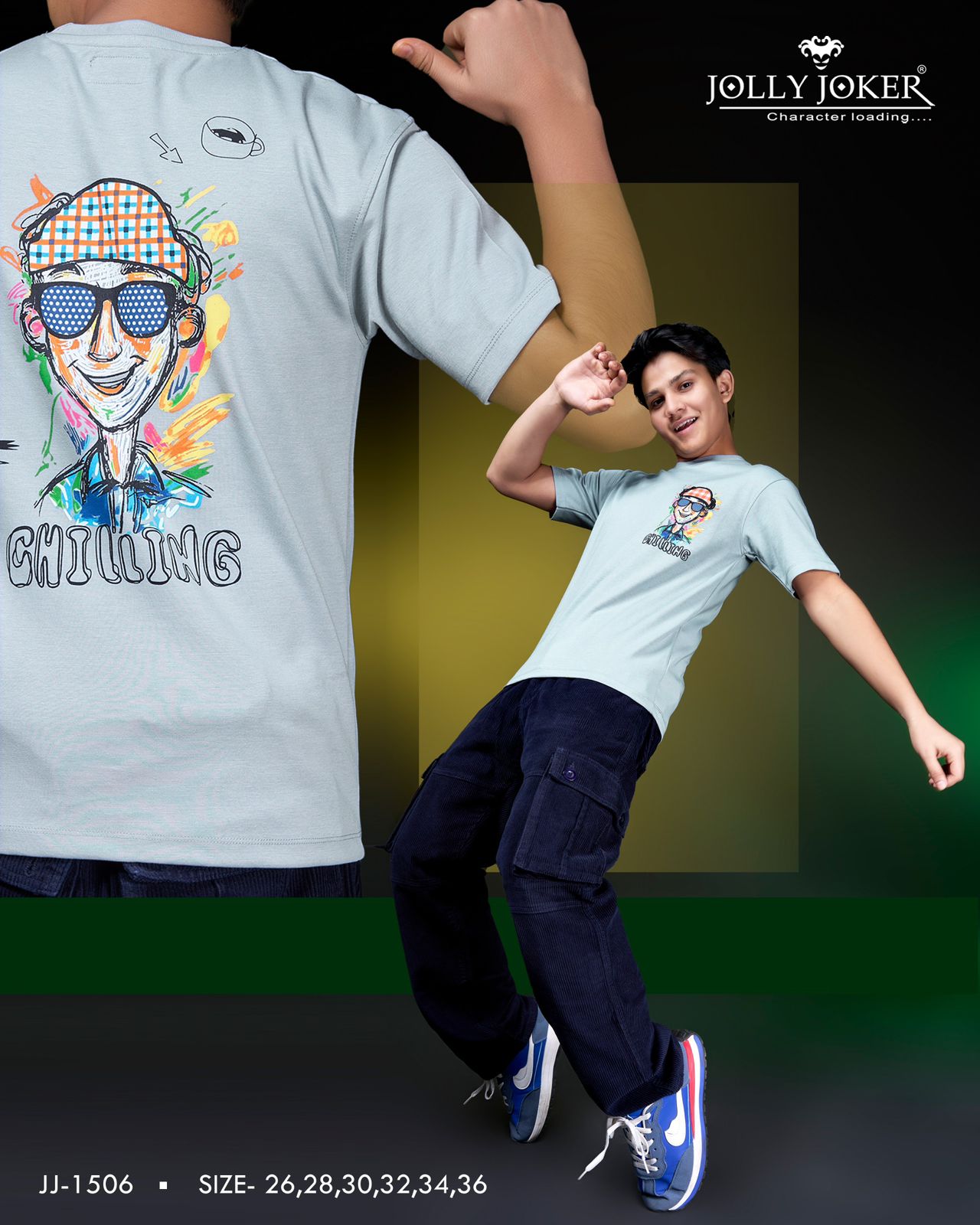 Jj 1506 Jolly Joker Cotton Boys Tshirt Supplier Gujarat