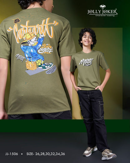 Jj 1506 Jolly Joker Cotton Boys Tshirt Supplier Gujarat