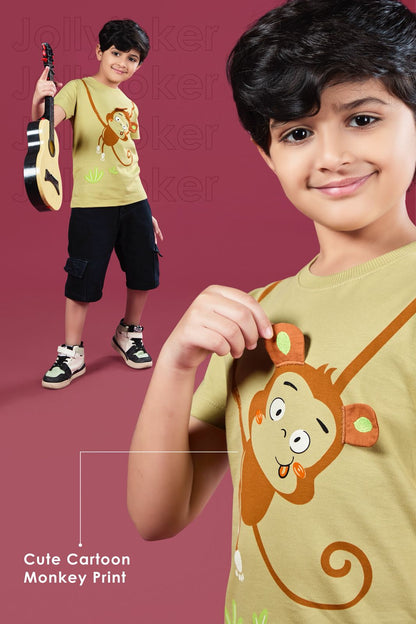 Jj 1507 Jolly Joker Cotton Looper Boys Tshirt Manufacturer India