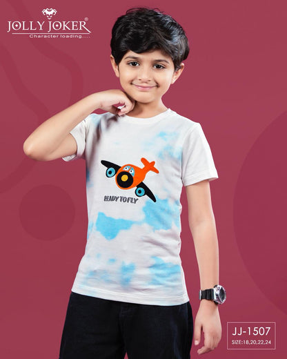 Jj 1507 Jolly Joker Cotton Looper Boys Tshirt Manufacturer India