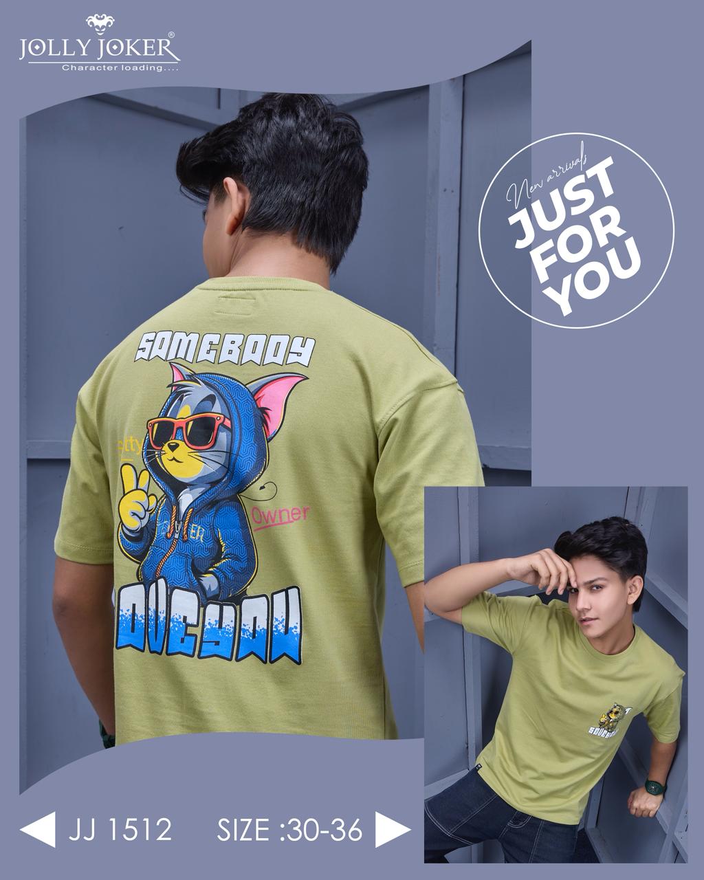 Jj 1512 Jolly Joker Cotton Looper Boys Tshirt Supplier Ahmedabad