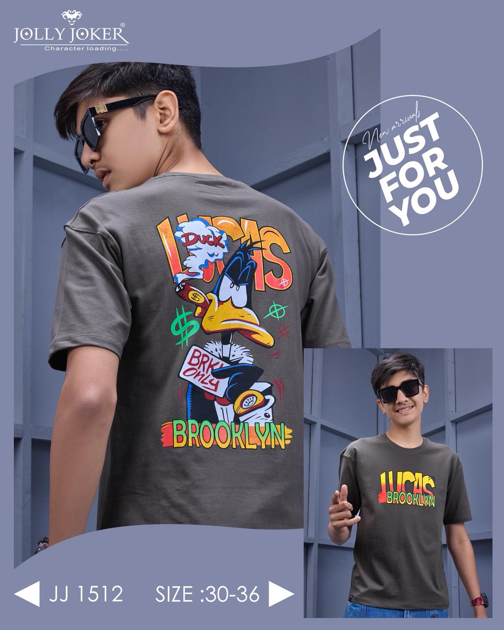 Jj 1512 Jolly Joker Cotton Looper Boys Tshirt Supplier Ahmedabad