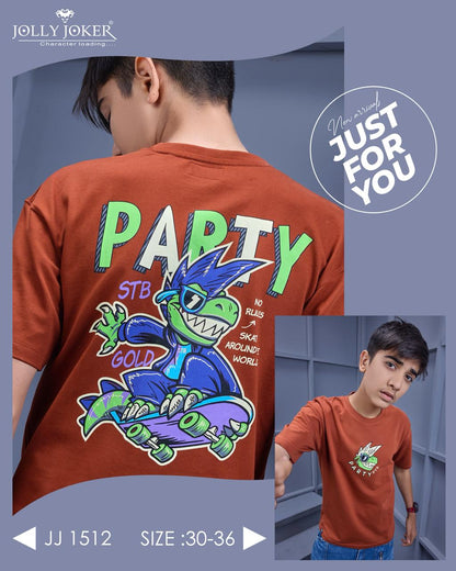 Jj 1512 Jolly Joker Cotton Looper Boys Tshirt Supplier Ahmedabad