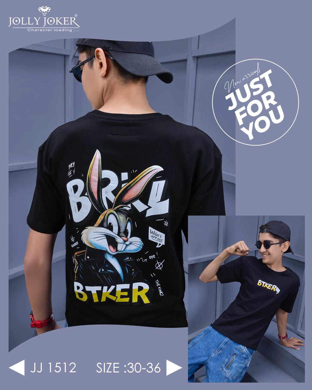 Jj 1512 Jolly Joker Cotton Looper Boys Tshirt Supplier Ahmedabad
