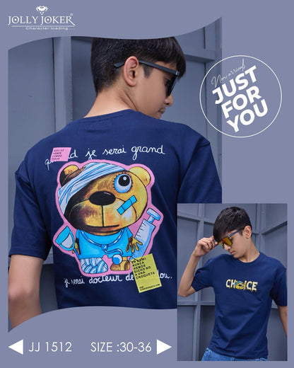 Jj 1512 Jolly Joker Cotton Looper Boys Tshirt Supplier Ahmedabad