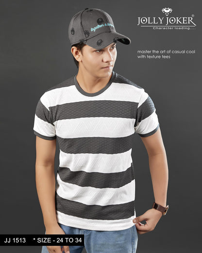 Jj 1513 Jolly Joker Jacquard Boys Tshirt Wholesale Price