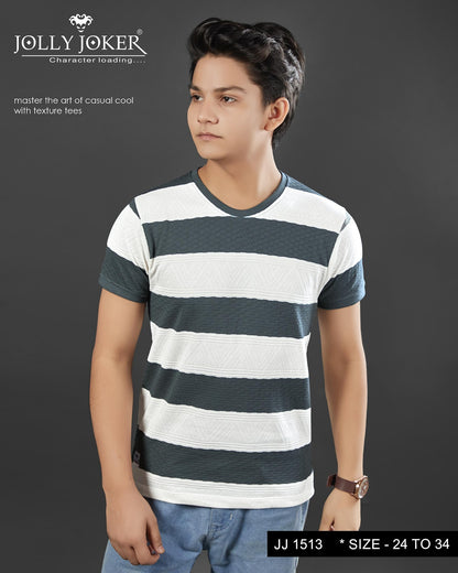 Jj 1513 Jolly Joker Jacquard Boys Tshirt Wholesale Price