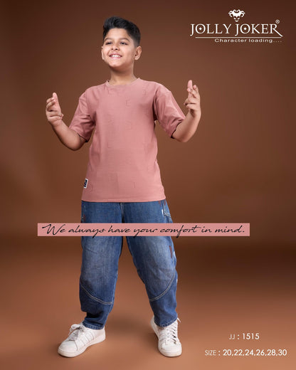 Jj 1515 Jolly Joker Cotton Boys Tshirt Wholesaler Ahmedabad