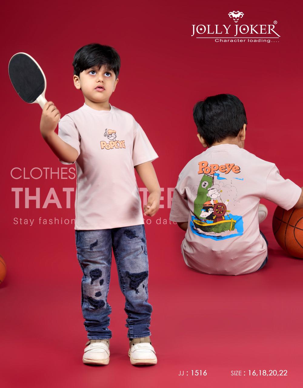 Jj 1516 Jolly Joker Tencil Boys Tshirt Wholesaler