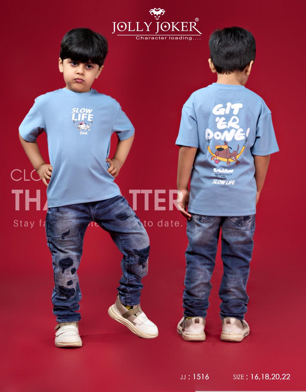 Jj 1516 Jolly Joker Tencil Boys Tshirt Wholesaler