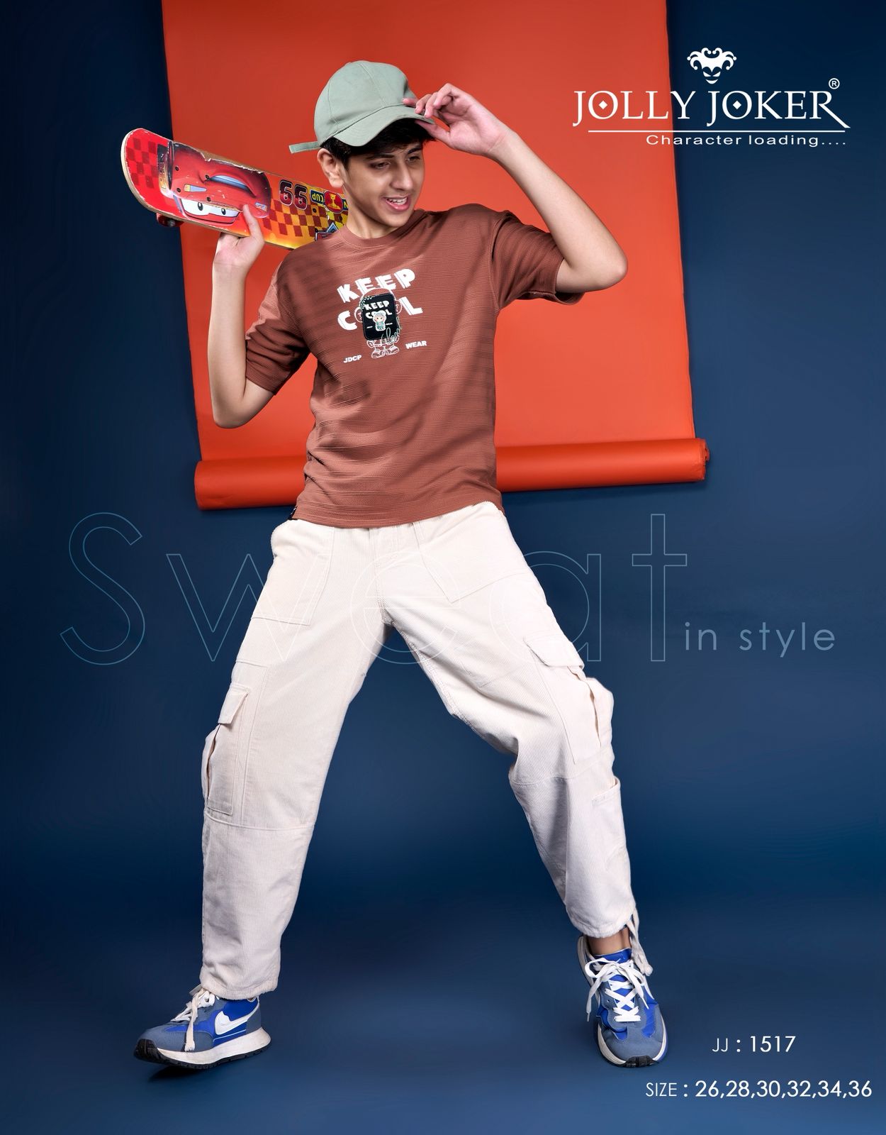 Jj 1517 Jolly Joker Jacquard Boys Tshirt Exporter