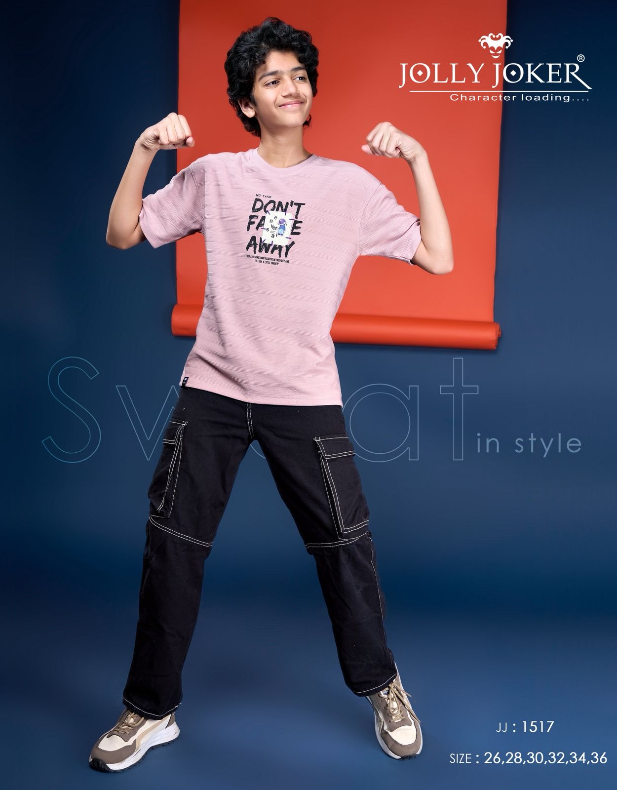 Jj 1517 Jolly Joker Jacquard Boys Tshirt Exporter