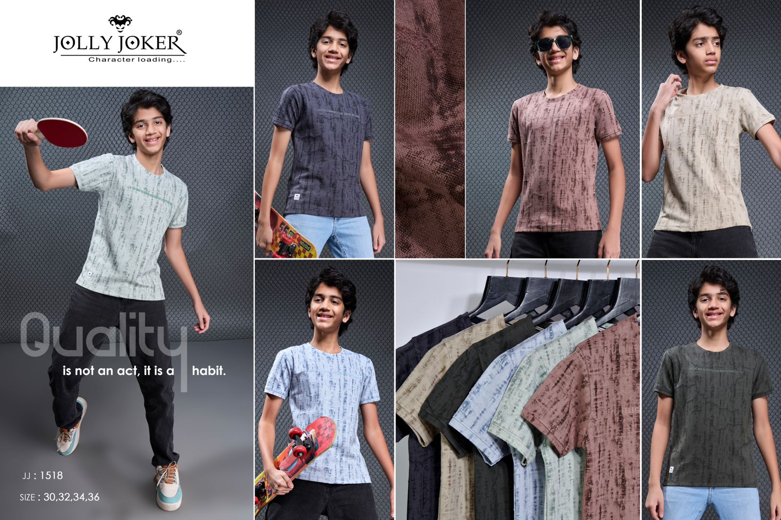 Jj 1518 Jolly Joker Boys Tshirt Wholesale Price